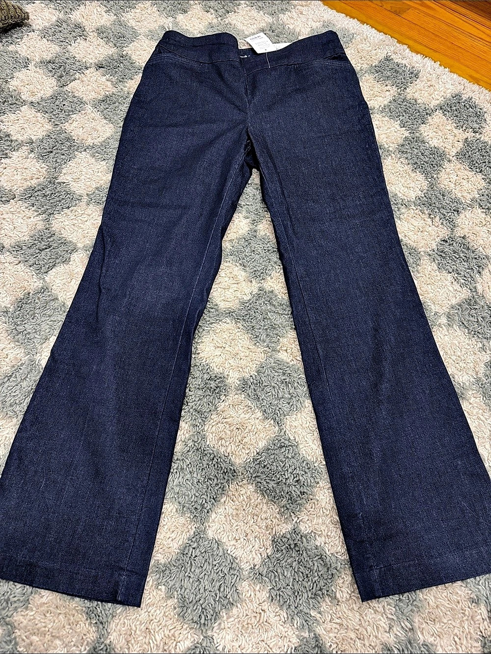 Croft & Barrow The Effortless Stretch Pant Bootcut Blue Size 12